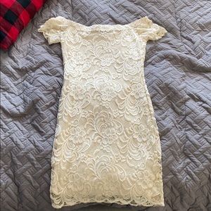 Off white dress